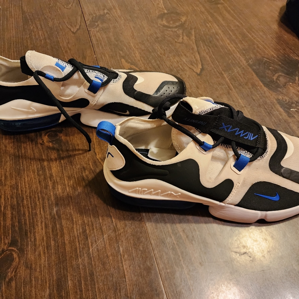 Nike Air Max Infinity running shoes Navy Black Size 11 Men US
